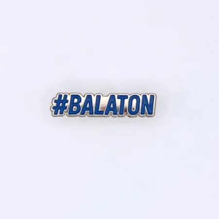 Hashtag Balaton fém kitűző